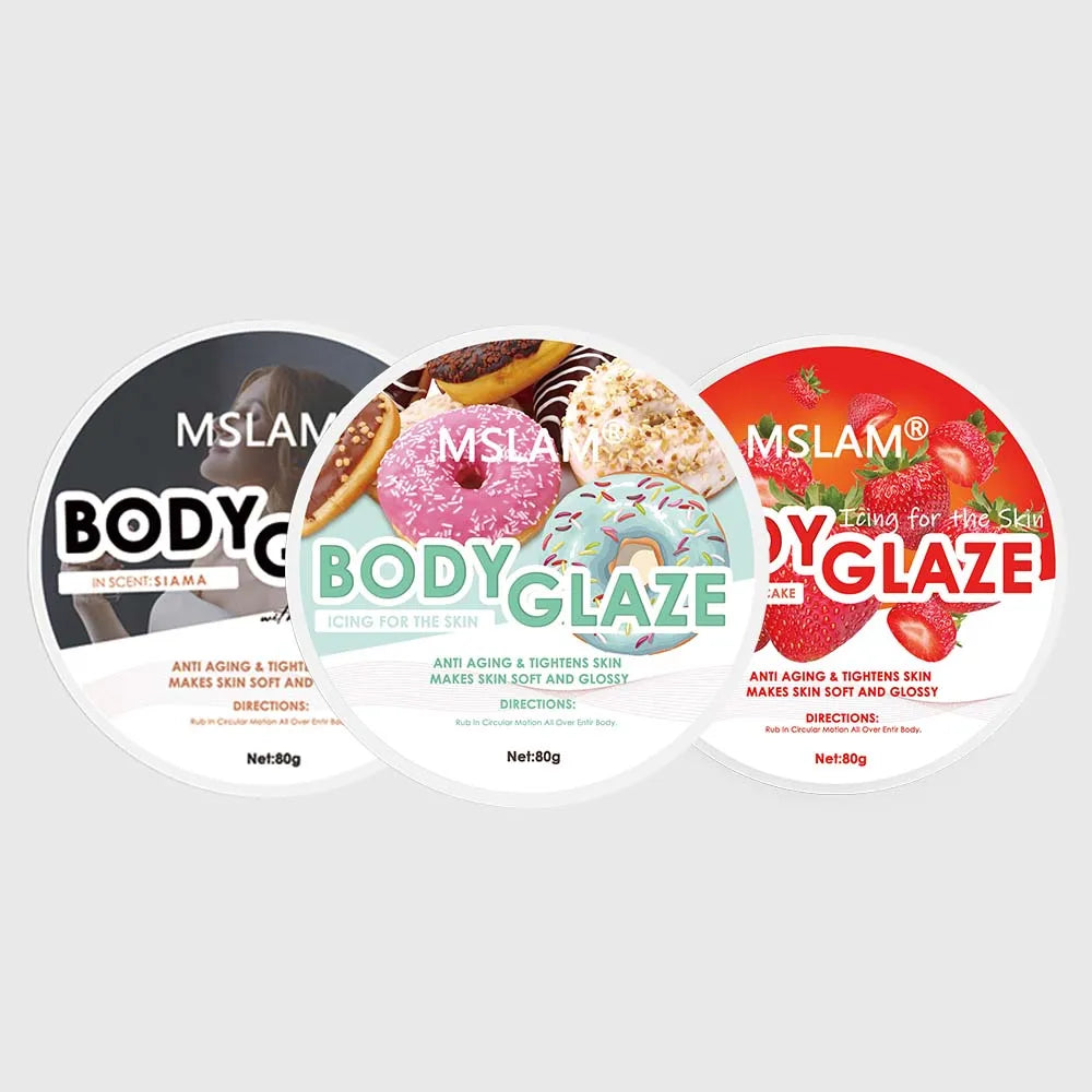 Body Glaze Body Butter Whipped Body Butter for Women, Butter Body Moisturizer for Women anti Aging Body Cream Leaves Skin Soft