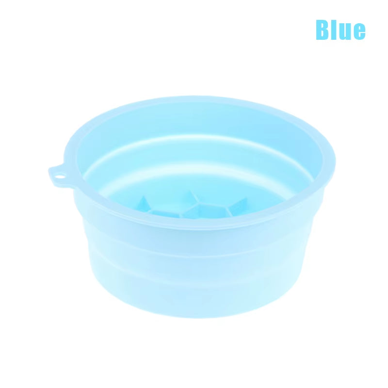 Foldable Silicone Face Ice Bath Bowl Portable Travel Plunge Wash Basin for Home Skincare Portable Facial Cold Therapy Basin