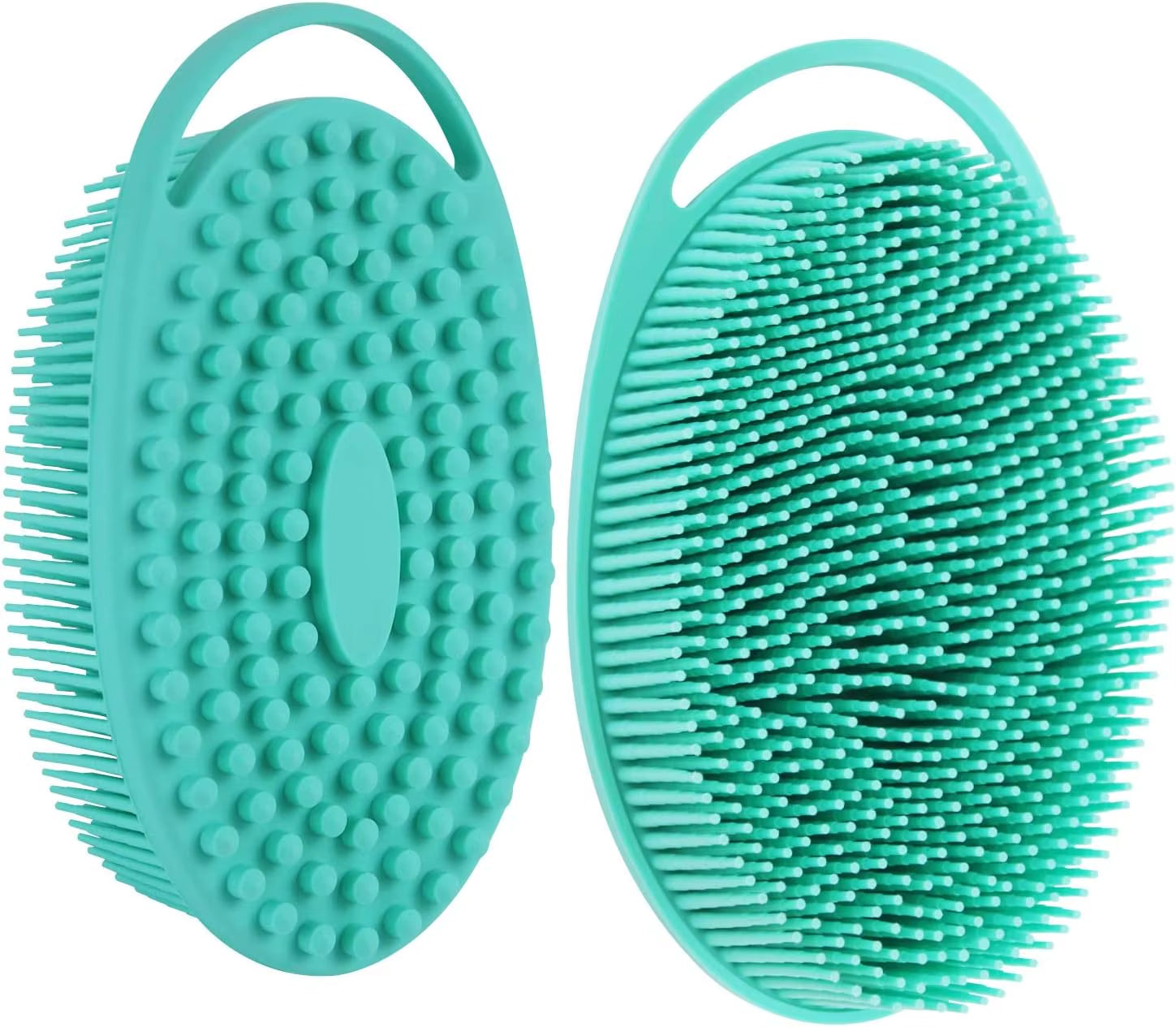 Silicone Body Scrubber, Silicone Loofah, Body Wash Scrubber, Body Scrub Brush, Body Scrubbers for Use in Shower, Silicone Loofah