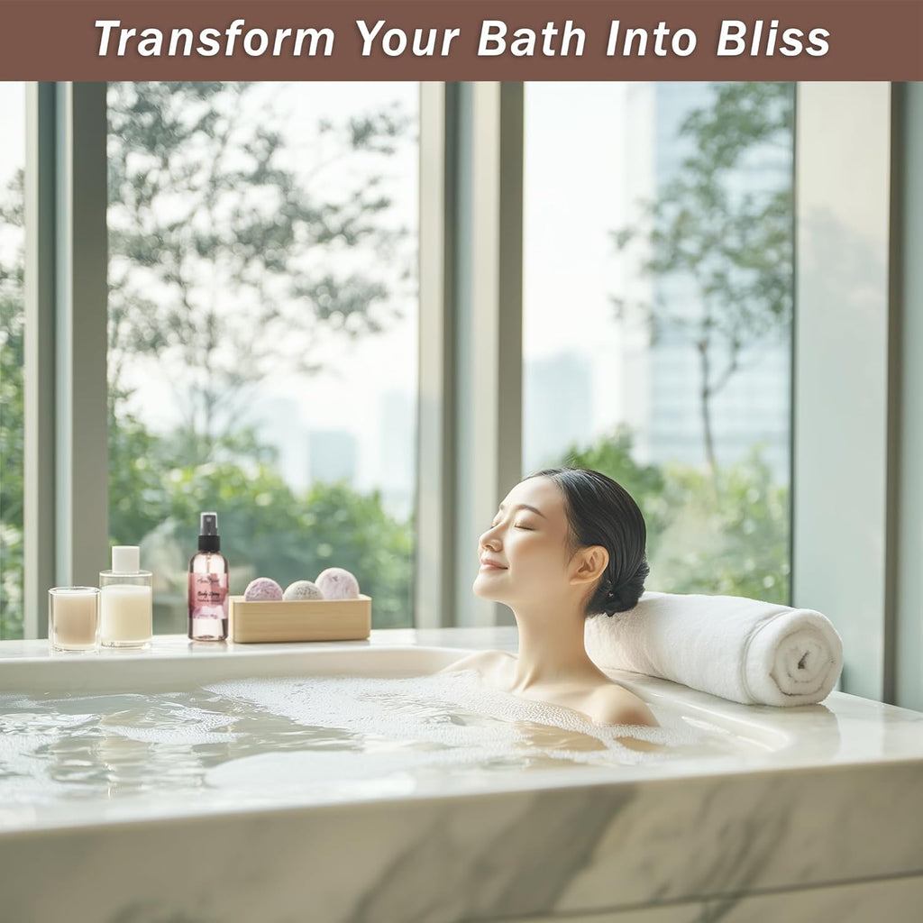 Spa Gift Baskets for Women - Luxury Bath Set with Coconut & Vanilla - Spa Kit Includes Body Wash, Bubble Bath, Lotion, Body Butter, Soap, Body Spray, Shower Puff, and Towel