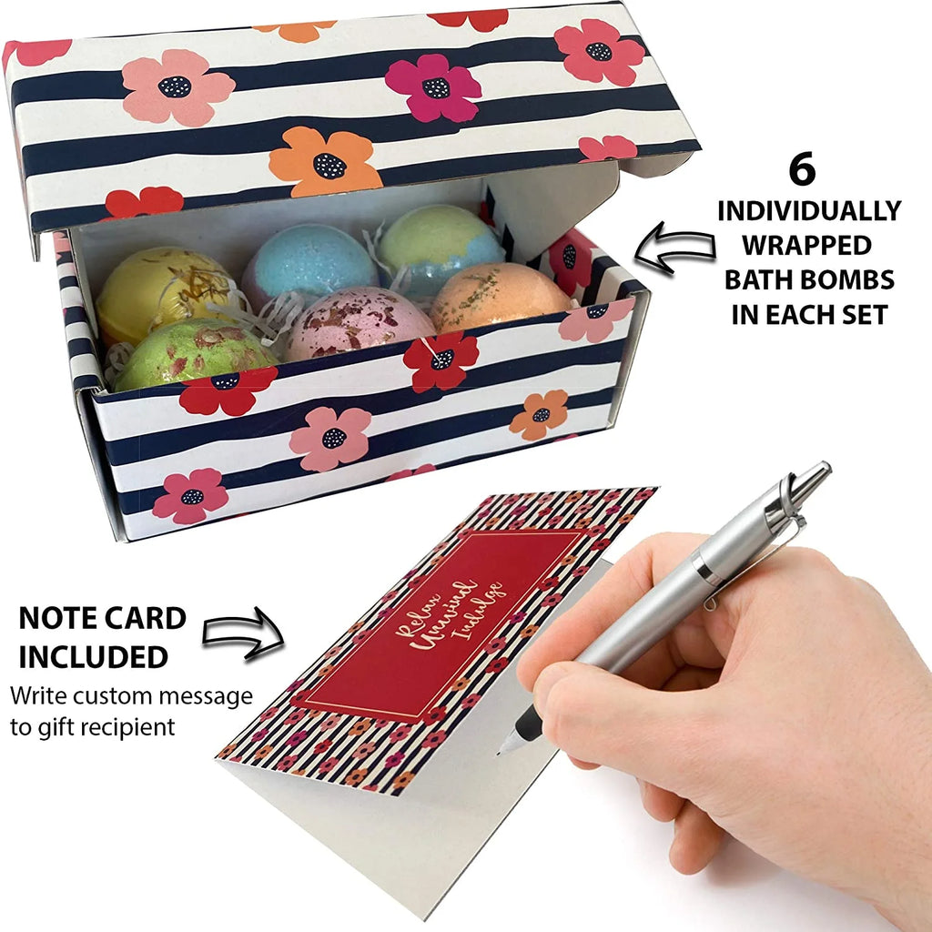 Bath Bombs for Women Relaxing - 24 Natural and Organic Bath Bombs with Essential Oils & Moisturizing Shea Butter, Bathbombs for Girls, Selfcare Gifts for Mom, Women, Wife, Girlfriend